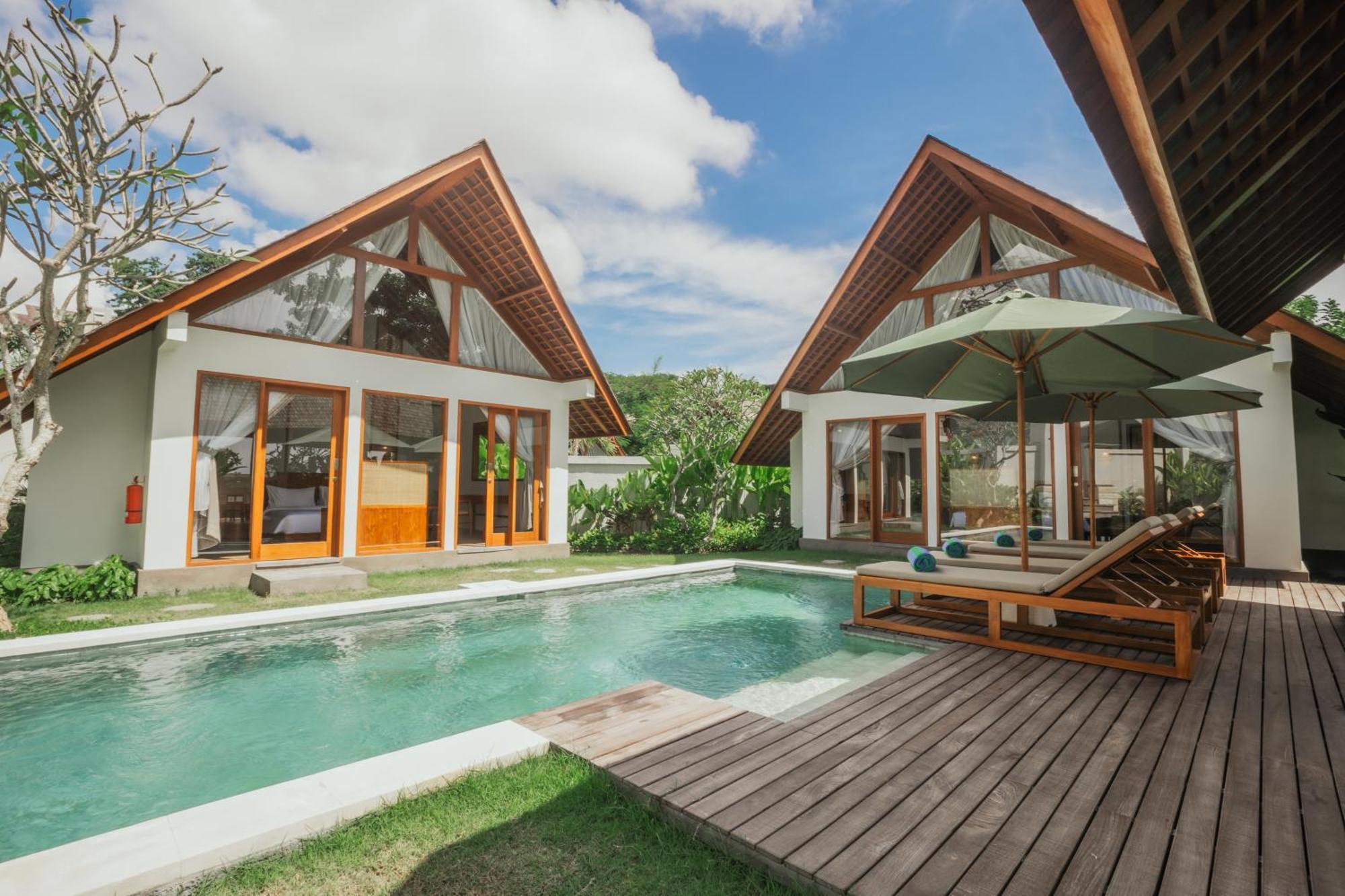 Two-Bedroom Villa with Garden View