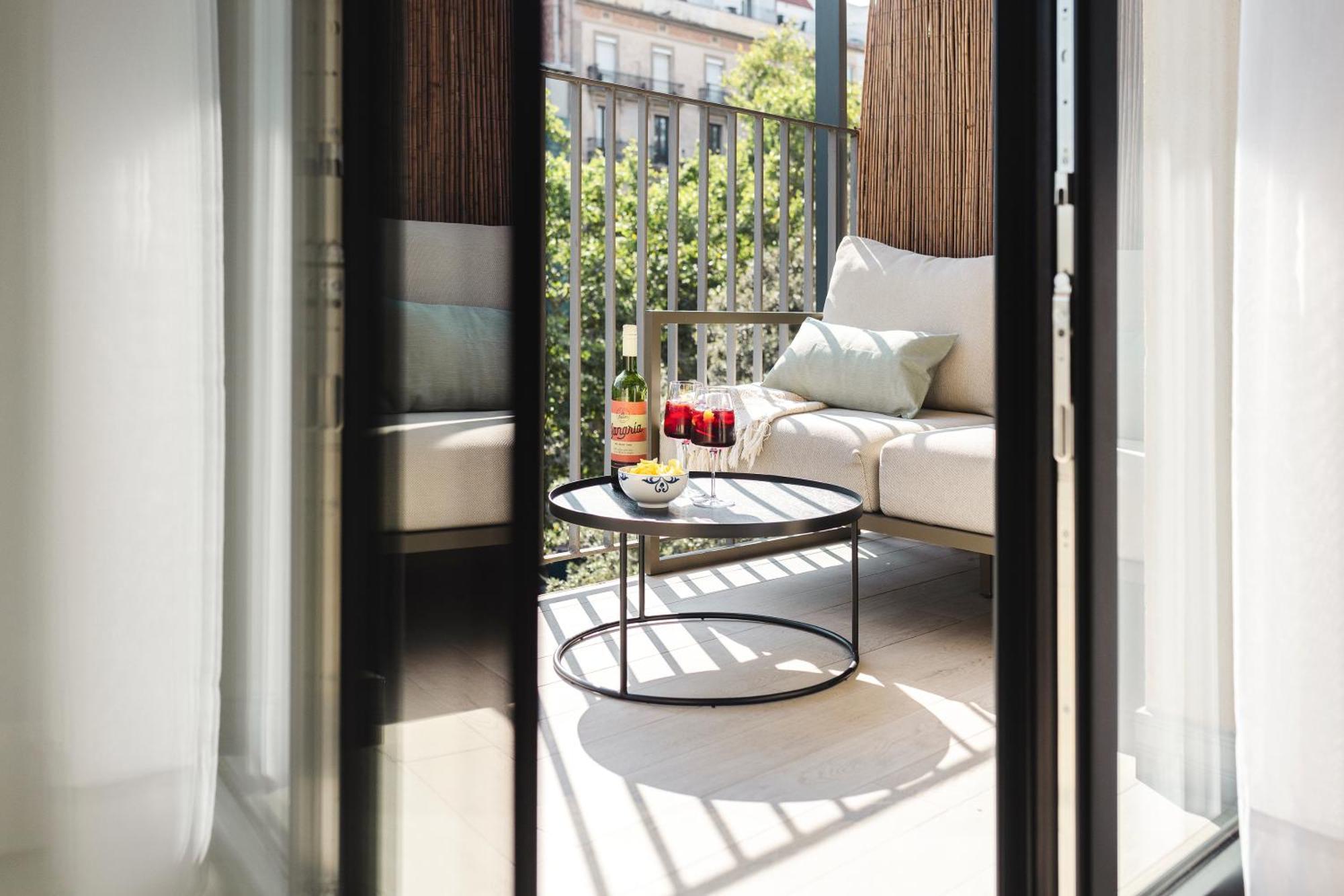 Studio with Balcony