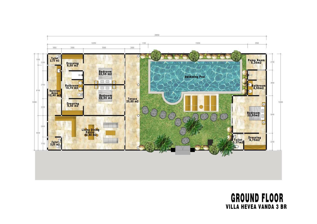 Three-Bedroom Villa Vanda Private Pool