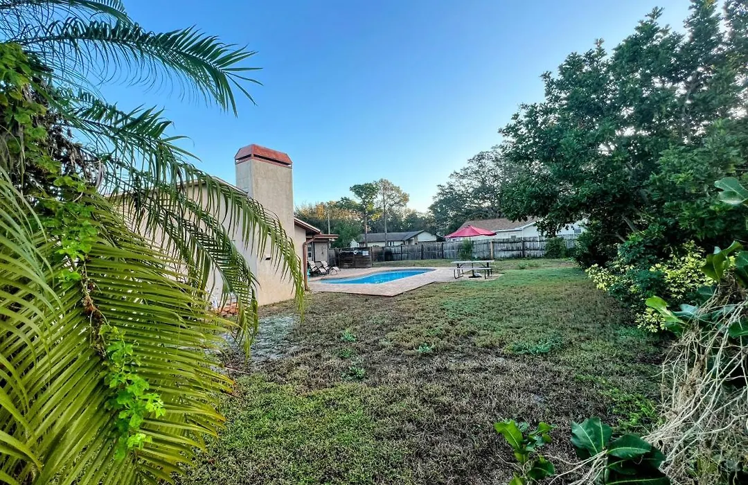 Dream Vacation Home W Heated Pool Close To Beaches Clearwater St Pete Quiet With Big Backyard-1