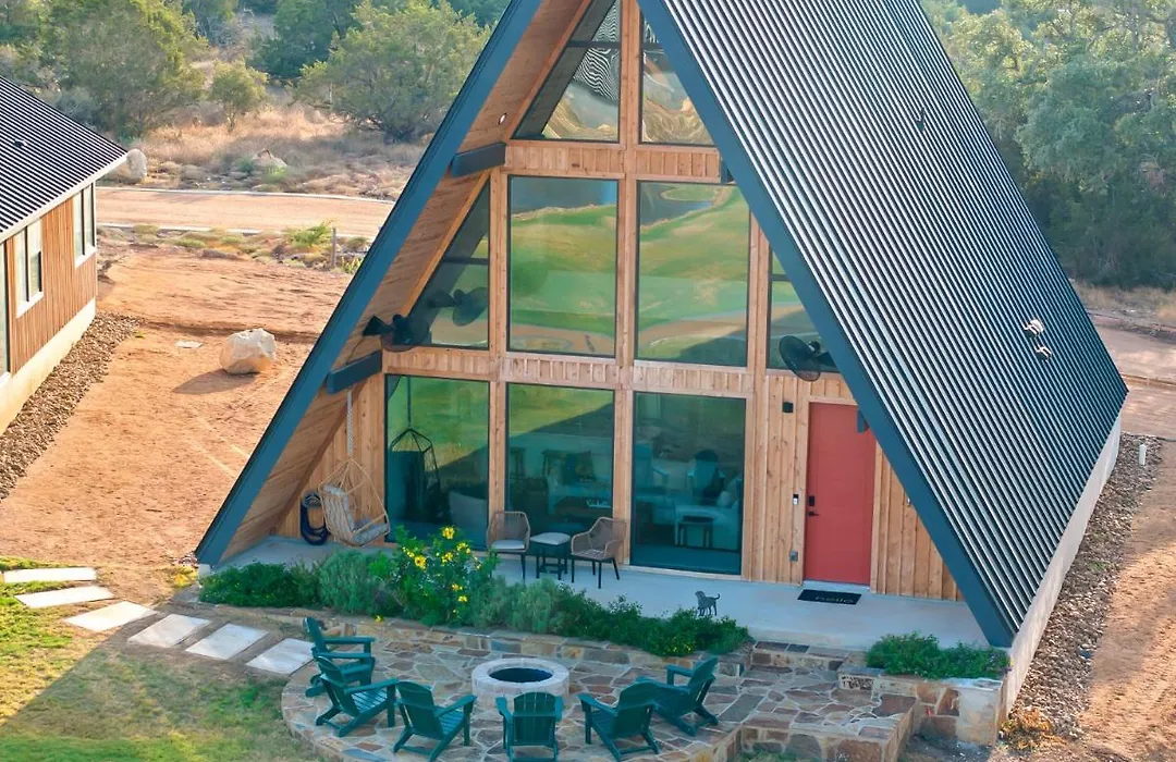 Gruene Lake Haus-Modern A-Frame With Fire Pit, Bbq, Close To Rivers-1