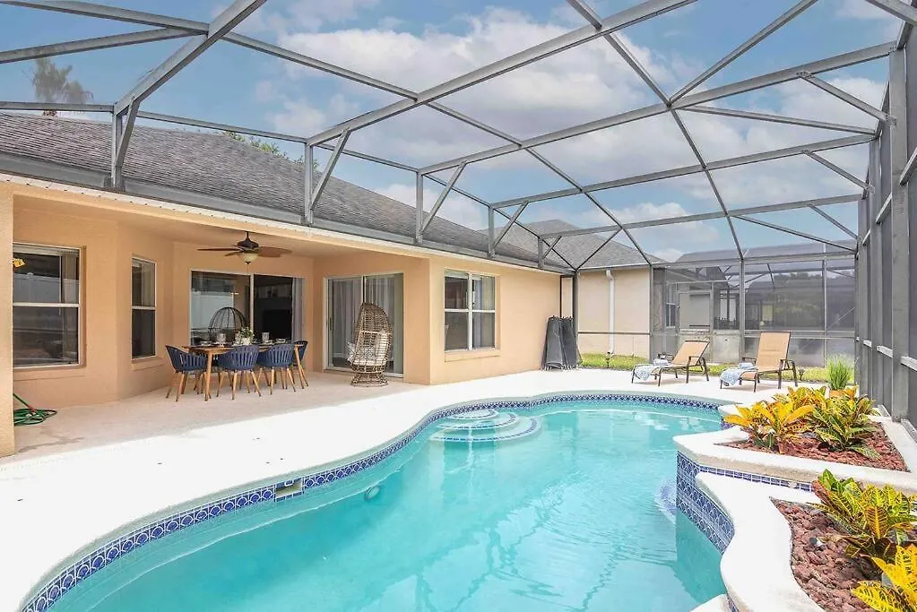 Luxury Orlando Villa, Private Pool With Waterfall-1