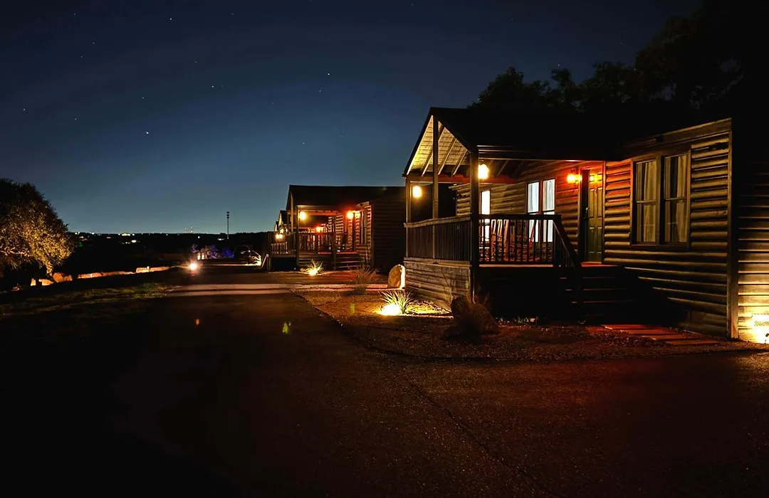 Starlight Horizon Cabin K - Pet-Friendly Texas Hill Country Cabin Near Canyon Lake - Pool, Stargazing & Group Getaways - Sleeps 8-1