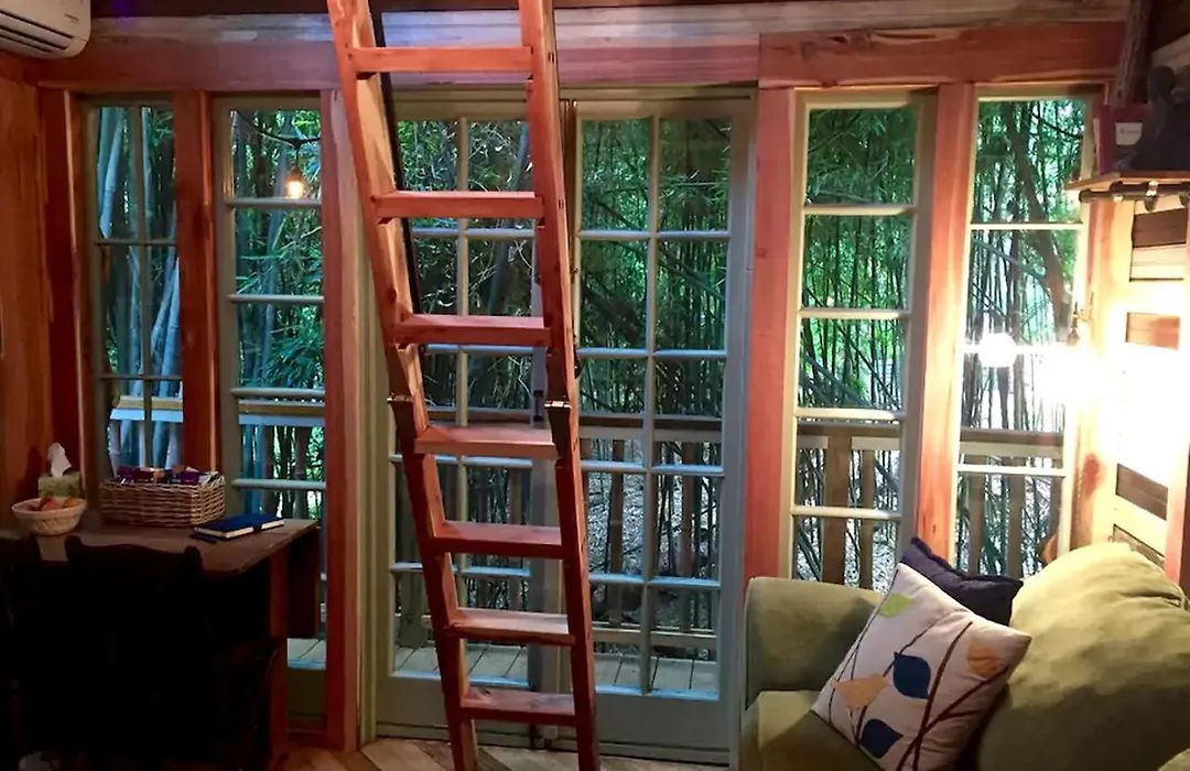 Cozy Alpaca Tree House Rental In The Bamboo Forest In Atlanta, Georgia-1