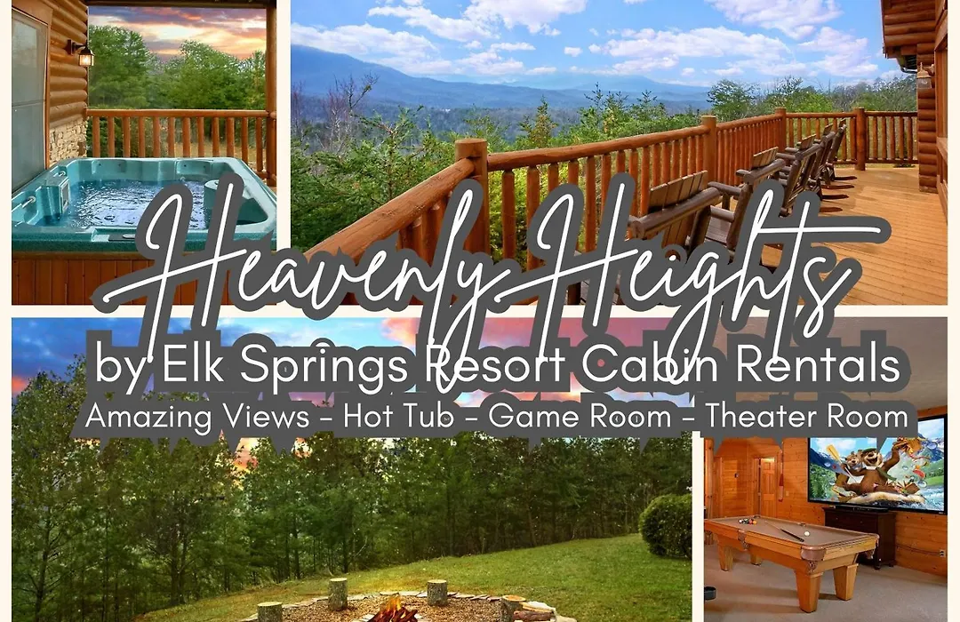 Family Fun Cabin Theater Room Hot Tub-1