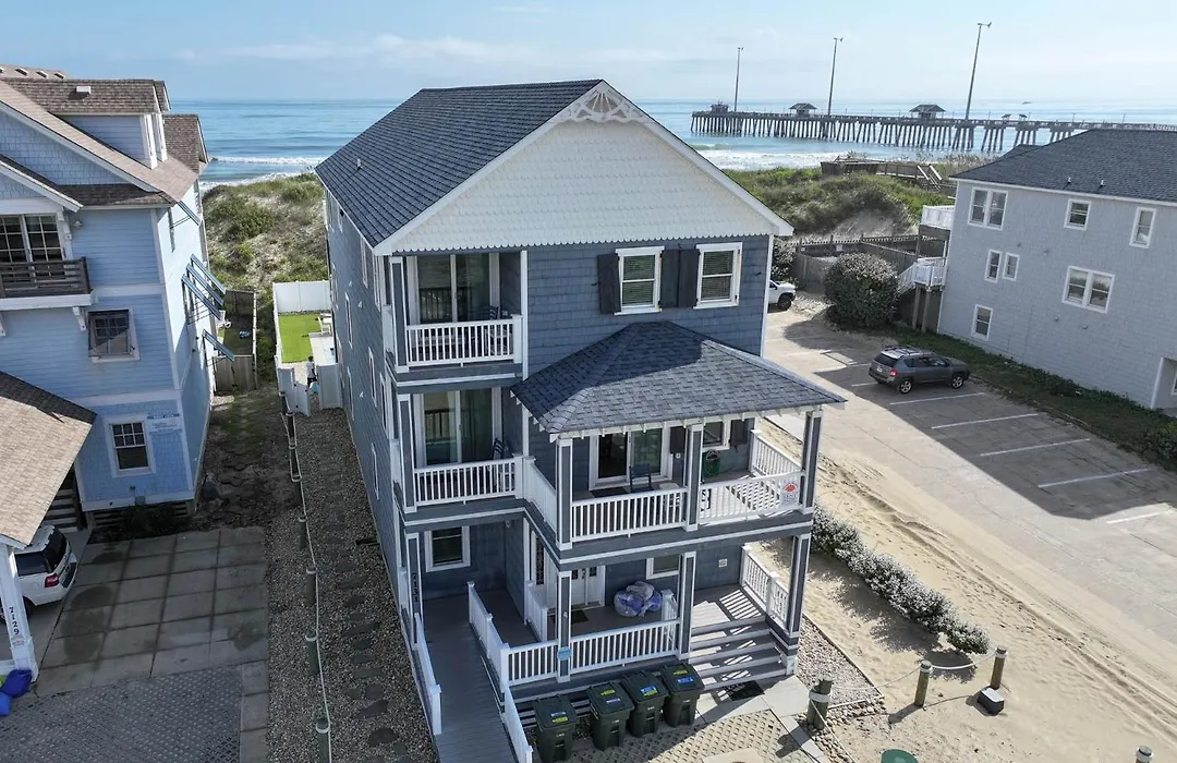 Pier View Oasis - Nags Head Mp 16, Oceanfront, Elevator, Theater, Pool, Hot Tub, Pets Ok-1