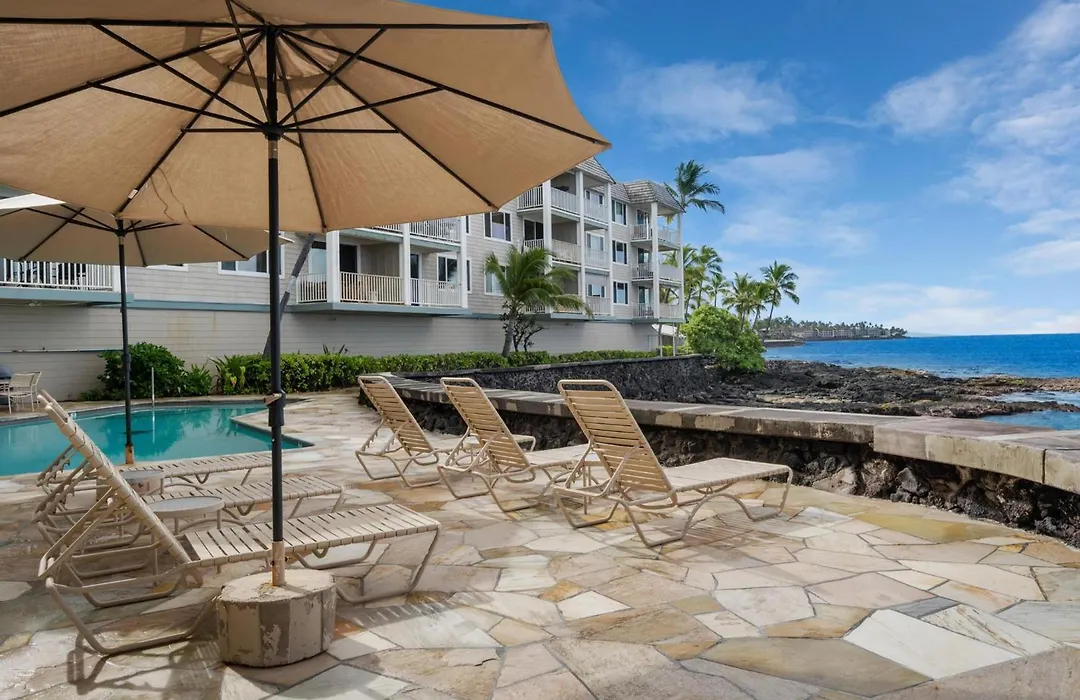 Oceanfront Condo With Lanai That Almost Hangs Over Ocean - Hale Kona Kai 304 By Casago Kona-1