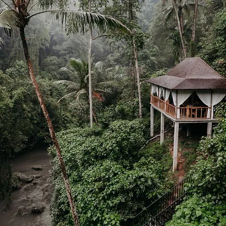 Villa Bedulu Cliff Estate Ubud - Wood Side-2