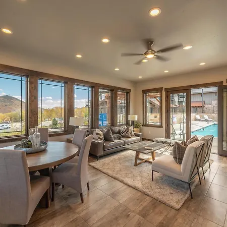 , Walk To Skiing At Cabriolet, Mountain View, Shared Pool And Hot Tub, Gym-2