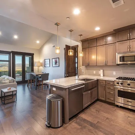 , Walk To Skiing At Cabriolet, Mountain View, Shared Pool And Hot Tub, Gym-3