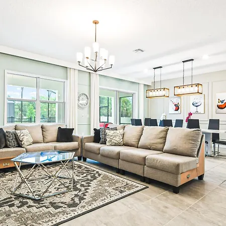 Bella Vida 12Br Luxury Family Villa With Pool Spa Near Disney 182-3