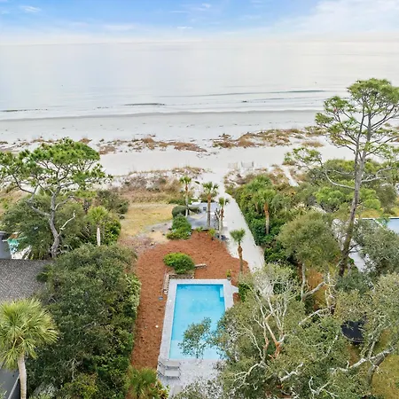 Large Oceanfront Pool ~ Classically Updated Historic Beach Home ~ 2 E. Beach Lagoon-3
