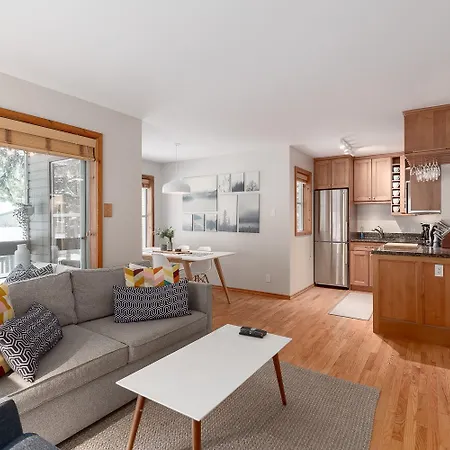 1Br In Powderview, Creekside, Bright And Cozy, Private Ski Storage, Fireplace, Free Parking-2