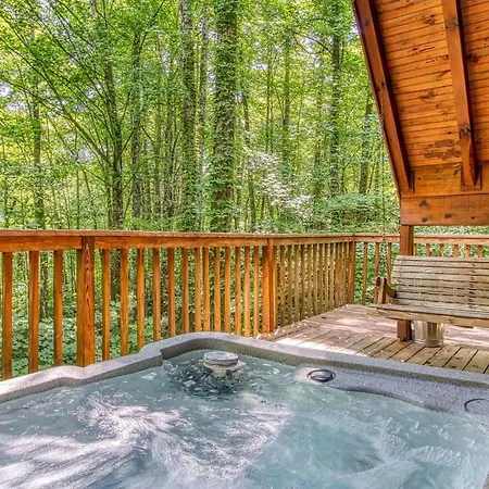 Honeysuckle-Romantic Cabin For 2 On Top Of The Mtn-3