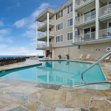 Oceanfront Condo With Lanai That Almost Hangs Over Ocean - Hale Kona Kai 304 By Casago Kona-3
