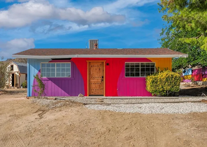 @ Marbella Lane - Rainbow House Glampers Paradise Joshua Tree