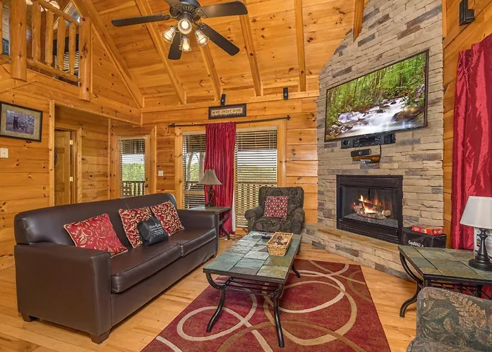 Luxurious Log Cabin Nestled In The Great Smoky Mountains Sevierville