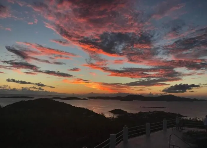 Serene Cruz Bay Villa Sep Mstr Kg Suite Stunning Sunsets
