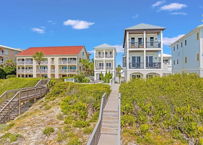 Shellstone Cottage - Beach Front Seacrest Home With Private Pool And 5 Bedrooms Home Inlet Beach