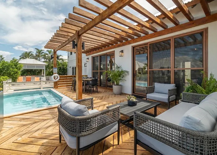 Conch Shell Cottage And Mistico Beach Club Plus Boat Shuttle San Pedro 