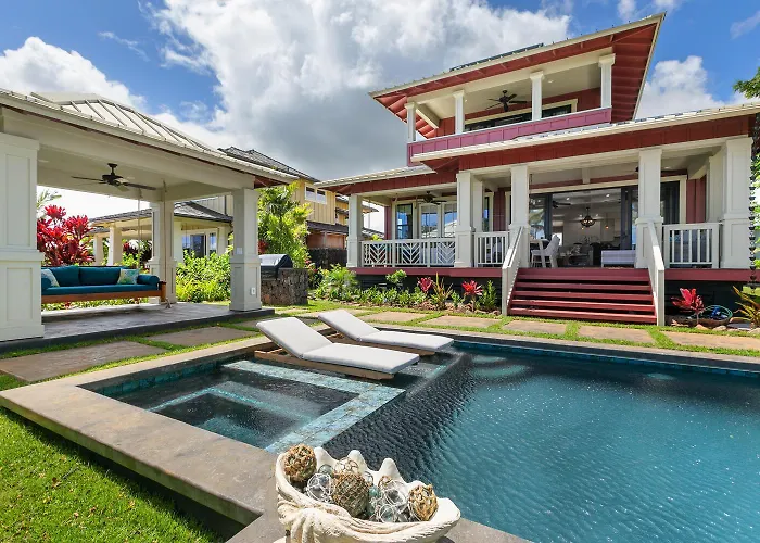 Luxury 5 Bed Home With Pool And Spa- Alekona Kauai Koloa