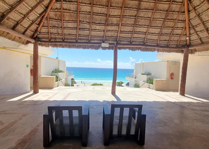 Villas Marlin 108, A Pie De Playa, Albercas, Jacuzi, Ubicacion Inmejorable Cancun