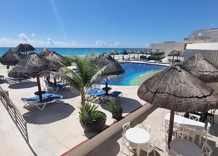 Villas Marlin 108, A Pie De Playa, Albercas, Jacuzi, Ubicacion Inmejorable Cancun