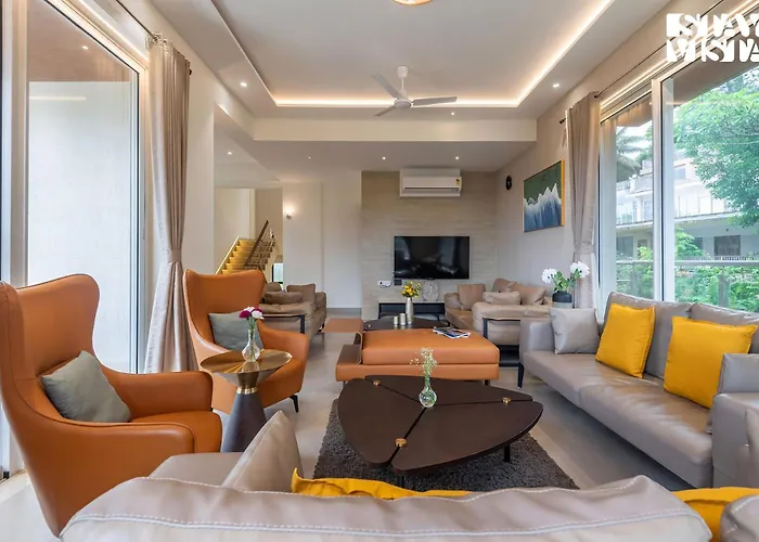 Mocha House With Indoor Pool, Bbq & Bonfire At Lonavala By Stayvista