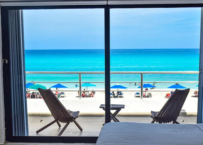 Villas Marlin 108, A Pie De Playa, Albercas, Jacuzi, Ubicacion Inmejorable Cancun