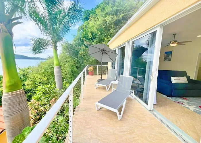 Sailfish Villa Luxury Beachfront Estate Magens Bay Cruz Bay