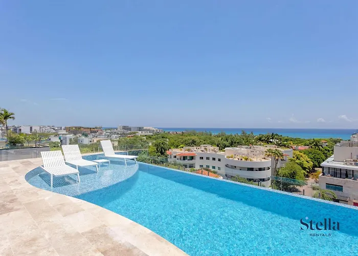 Chic Studio At My Menesse In Playa With Roof Pool Playa del Carmen