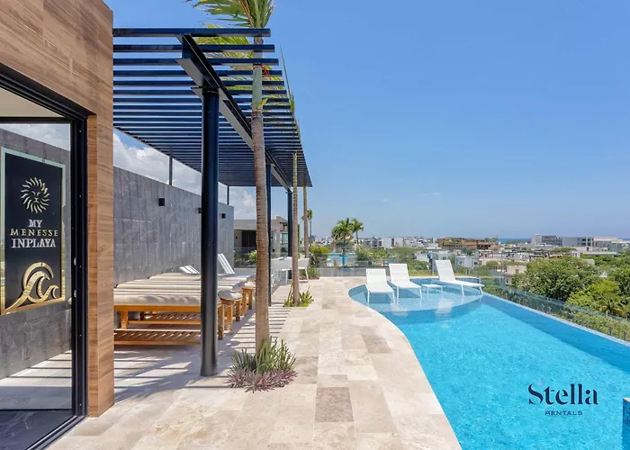 Chic Studio At My Menesse In Playa With Roof Pool Playa del Carmen