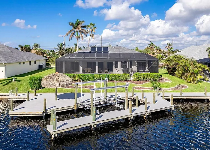 Pelican Villa Kokomo Waterfront Oasis In Cape Coral Fl