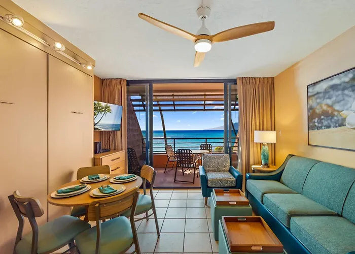 Kuleana Club #412 Oceanfront - 1 Bedroom & 1 Bathroom - Gated 2Nd Fl Kahana