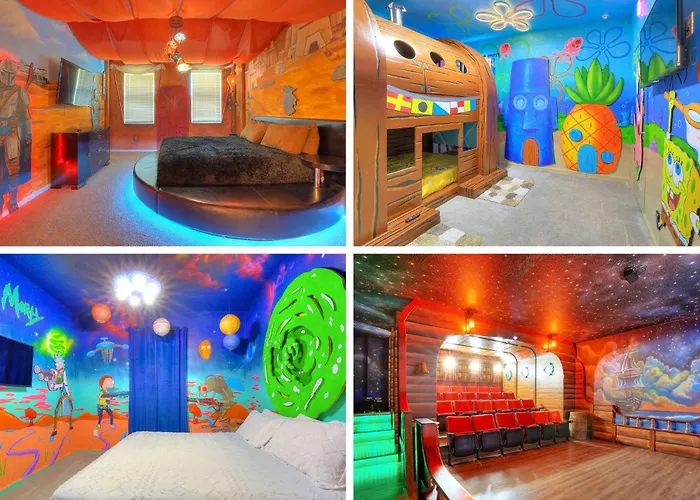 Showstopper 15Br Lakeside Villatheater Spa Kissimmee