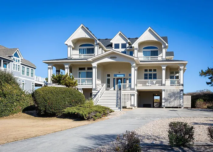Pine Island Oceanfront Private Pool And Beach Access Corolla