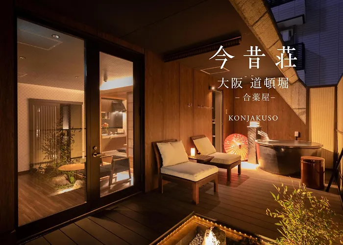 Konjakuso Osaka Dotonbori "Shoshi" "Goyakuya"Spa Stay