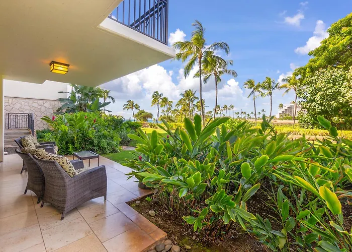 Popular Ground Floor With Extra Grassy Area - Beach Tower At Ko Olina Beach Villas Resort Kapolei
