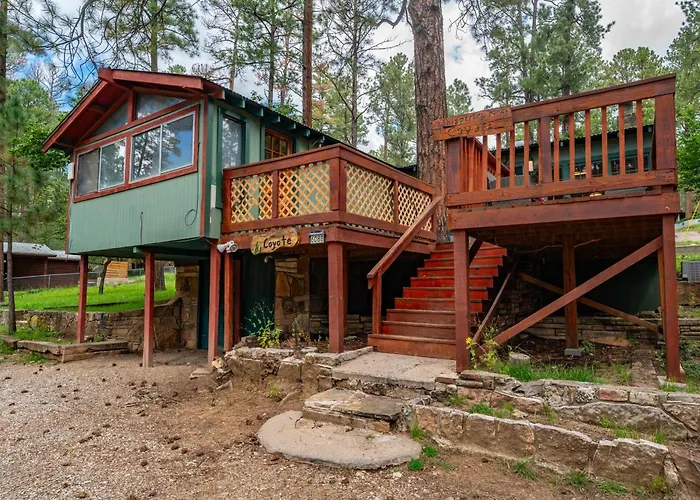 Coyote Cabin - Private Hot Tub - Upper Canyon Ruidoso