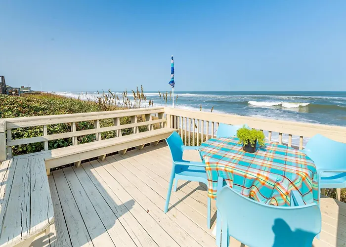 Gypsea Rose - Southern Shores, Oceanfront, Ocean View, Hot Tub, Pets Ok, Flex Stays