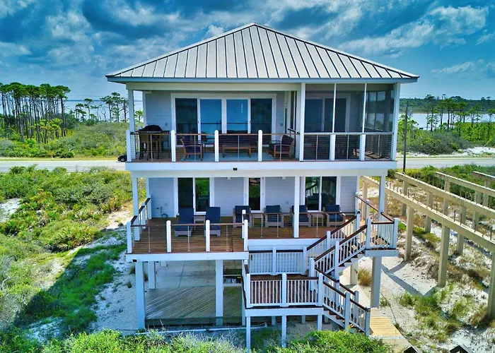Sea Of Joy - Gulf Front - North Cape - 5 Bedrooms Cape San Blas