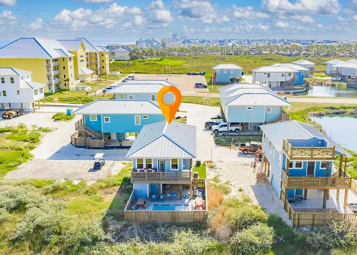 Jetty Set Go! Ocean Views & Private Pool! Villa Port Aransas