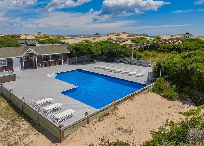 Oceanfront Estate 18Br No Resort Fee Sleeps 40 Corolla