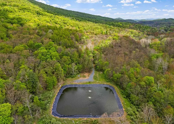 Huge Cabin W Hot Tub, Deck, Grill, Fire Pit, Wifi Berkeley Springs
