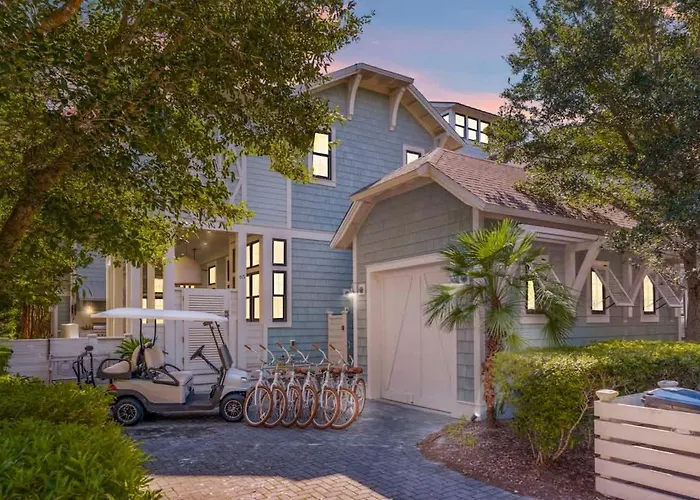 Grateful Tide By Stay On 30A, Private Beach- Golf Cart! Inlet Beach