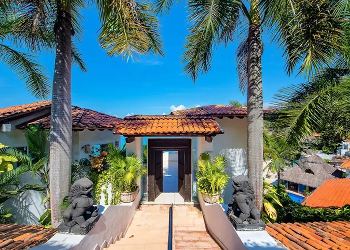 Private Beachfront Villas Puerto Vallarta 12-30 Guests