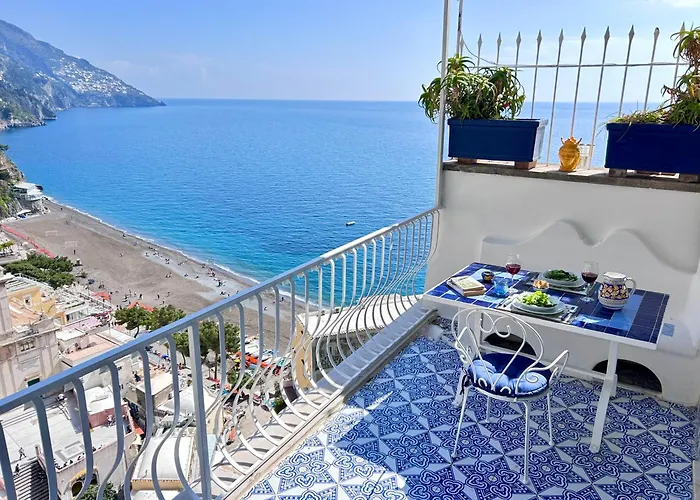 Stunning Sea View Terrace Casa Gigia Positano Villa