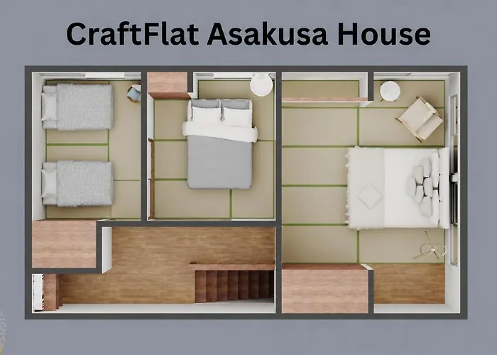 Craftflat Asakusa House, Space To Live, Laugh, And Feel At Home Tokyo