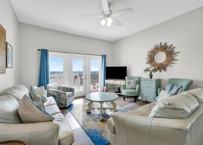 Dolphin View Duplex Side A - Beachfront Heated Pool -Gulf Shores Alabama - Near The Hangout